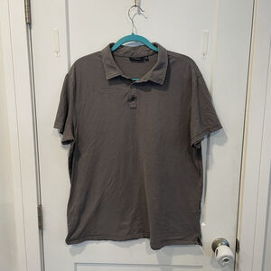 Marc Anthony Men's XXL Gray Short Sleeve Polo Shirt Golf Cotton
